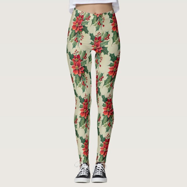 Christmas Print Leggings (Vorderseite)