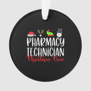 Christmas PT Pharmacy Tech Technician Ornament