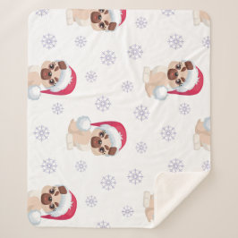 Christmas Puppies – Cozy Holiday Dog Blanket Gift Sherpadecke