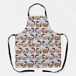 Christmas Puppies Schürze