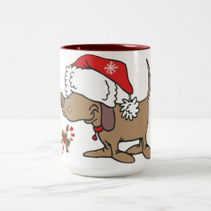 ****CHRISTMAS PUPPING FÜR SIE**** ZWEIFARBIGE TASSE