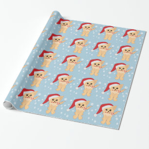 Christmas Puppy Geschenkpapier