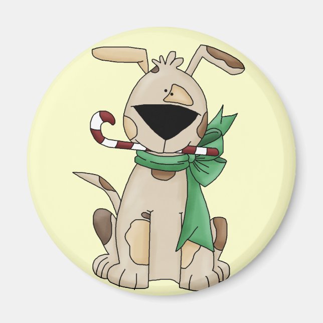 Christmas Puppy Magnet (Vorne)