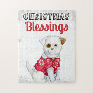 Christmas Puppy Puzzle