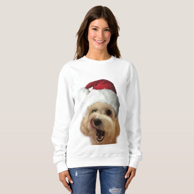 Christmas Puppy Sweatshirt (Vorne ganz)
