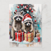 Christmas Raccoon Lover