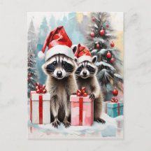 Christmas Raccoon Lover