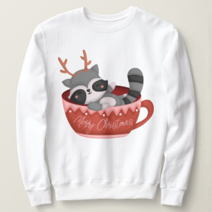 Christmas Racoon Sweatshirt