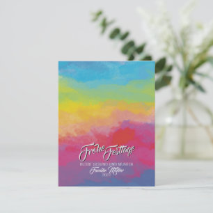 Christmas Rainbow Card Feiertagskarte