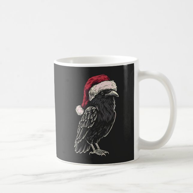 Christmas Raven Kaffeetasse (Rechts)