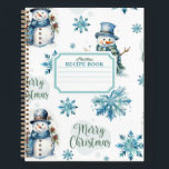 Christmas Recipe Snowman Notizbuch<br><div class="desc">Weihnachts Recipe Snowman Notebook</div>