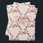 Christmas Red Blue Green Moderne Holiday Bows Geschenkpapier Set<br><div class="desc">***Dieses Design ist Teil einer Zusammenstellung*** _______________________ Diese Designvorlage ist vollständig editierbar / vom Kunden anpassbar - klicken Sie auf die weitere Schaltfläche, wenn Sie das Design verschieben, hinzufügen, löschen oder erheblich ändern möchten __________________________ Haben Sie Fragen zum Design oder benötigen Sie weitere Designs oder Optionen, kontaktieren Sie mich bitte...</div>
