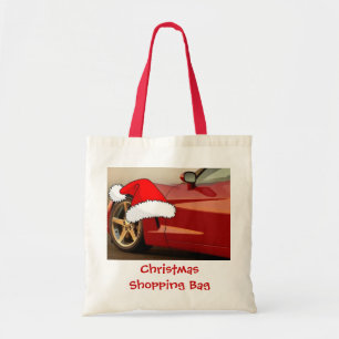Christmas Red Corvette Tragetasche