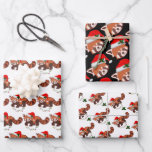 "Christmas Red Panda" Wrapping Paper Sheet Set Geschenkpapier Set<br><div class="desc">"Christmas Red Panda" Wrapping Paper Sheet Set von drei ergänzenden Papieren. Erhältlich zum Kauf in matt oder halbglänzend. In diesem Design sind außerdem Taschentücher und Geschenktüten erhältlich. Dies ist ein originelles Design von SLH Designs.</div>