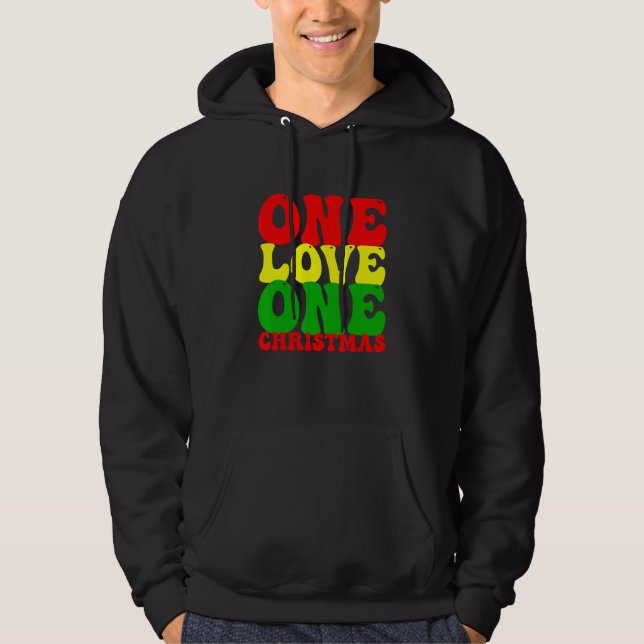 Christmas Reggae Rasta Hoodie (Vorderseite)