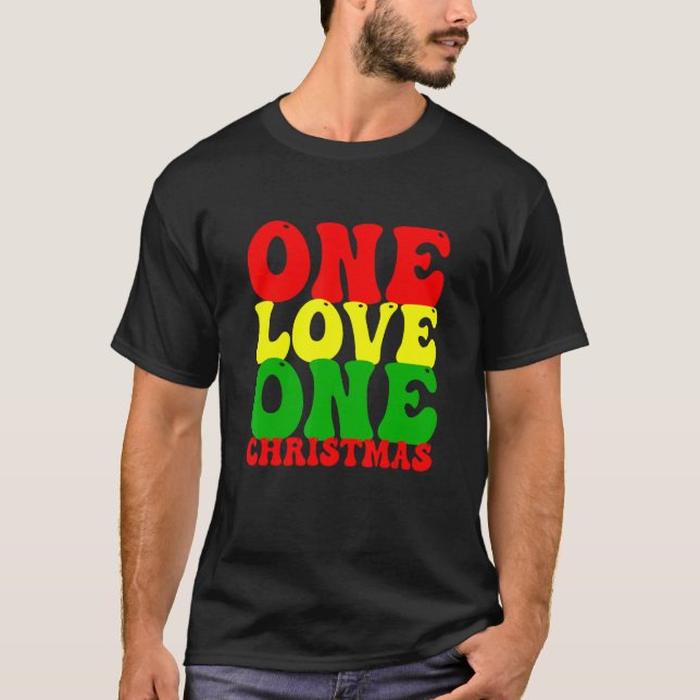 Christmas Reggae Rasta T-Shirt (Vorderseite)