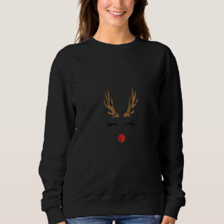 Christmas Reindeer Distressed Sweatshirt