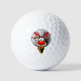 Christmas Reindeer Golfball