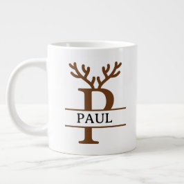 Christmas Reindeer holiday Mug, Custom winter Jumbo-Tasse