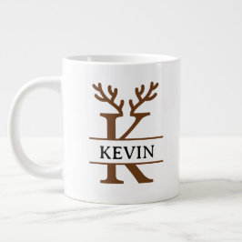 Christmas Reindeer holiday Mug, Custom winter Jumbo-Tasse