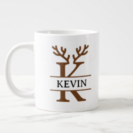 Christmas Reindeer holiday Mug, Custom winter Jumbo-Tasse