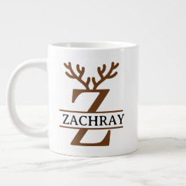 Christmas Reindeer holiday Mug, Custom winter Jumbo-Tasse