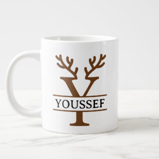 Christmas Reindeer holiday Mug, Custom winter Jumbo-Tasse