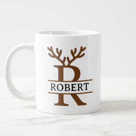 Christmas Reindeer holiday Mug, Custom winter Jumbo-Tasse
