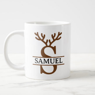 Christmas Reindeer holiday Mug, Custom winter Jumbo-Tasse