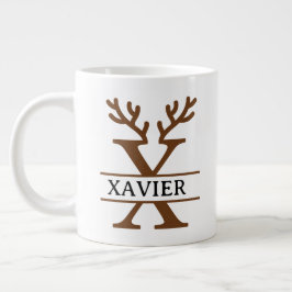 Christmas Reindeer holiday Mug, Custom winter Jumbo-Tasse