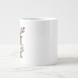 Christmas Reindeer holiday Mug, Custom winter Jumbo-Tasse