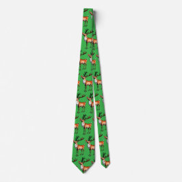 Christmas Reindeer Neck Tie Krawatte