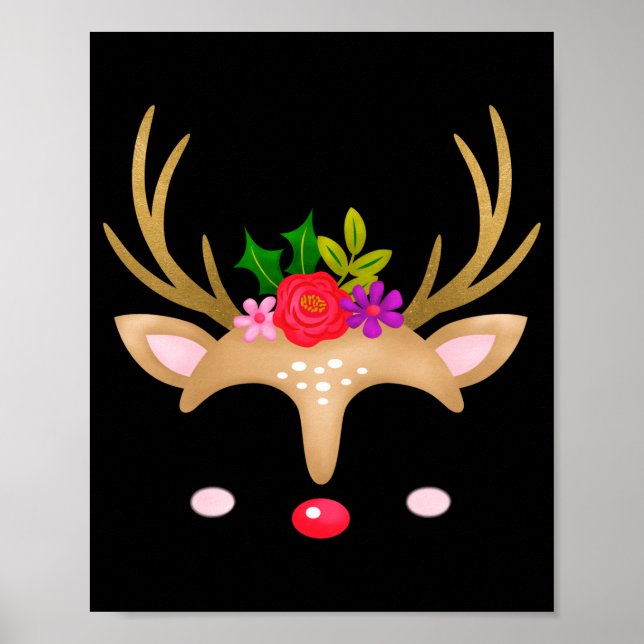 Christmas Reindeer  Poster (Vorne)