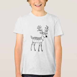Christmas Reindeer Tri-Blend Shirt