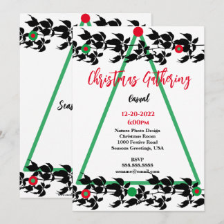 CHRISTMAS RINDFLEISCHEINLADUNG VON FROHEN FESTTAGE EINLADUNG