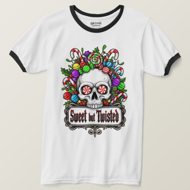 Christmas Ringer T-Shirt (Design vorne)