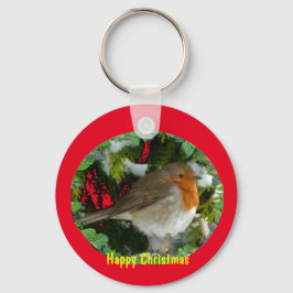 Christmas Robin Key Chain Schlüsselanhänger