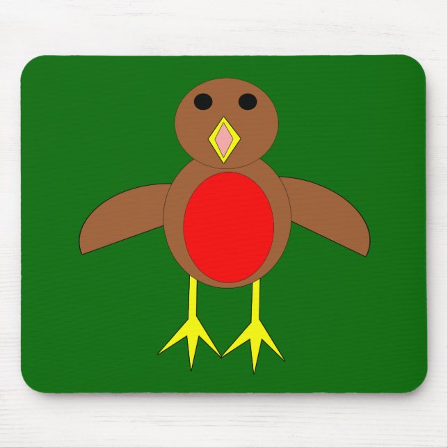 Christmas Robin Mousepad (Vorne)