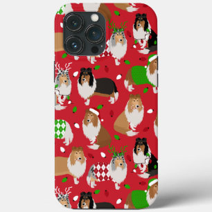 Christmas Rough Collie Case-Mate iPhone Hülle