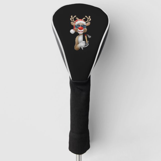 Christmas Rudolph Golf Headcover (Vorderseite)