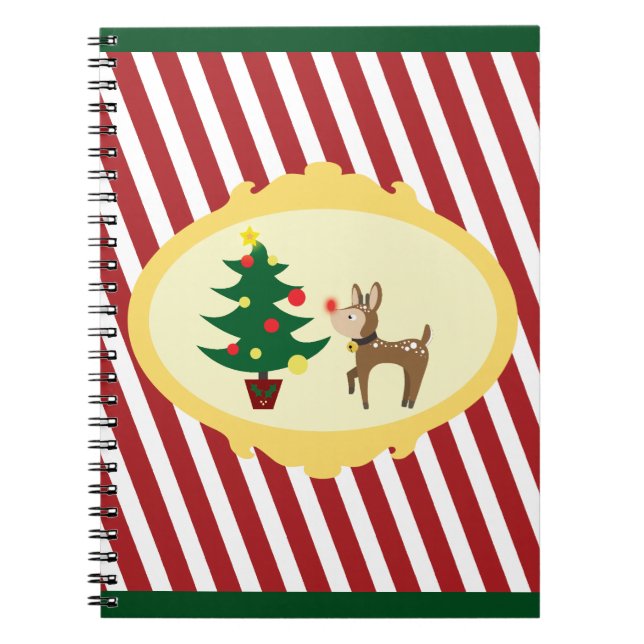 Christmas Rudolph Notizblock (Vorderseite)