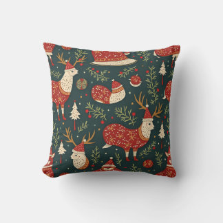 Christmas Rudolph Pillow Cushion Kissen