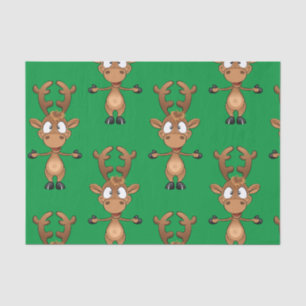 Christmas Rudolph Red Nose Reindeer Seidenpapier