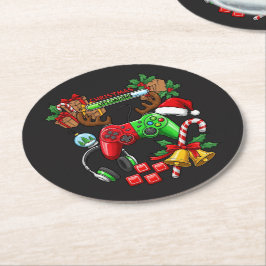 Christmas Runder Pappuntersetzer