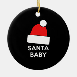 Christmas Santa Baby Keramik Ornament