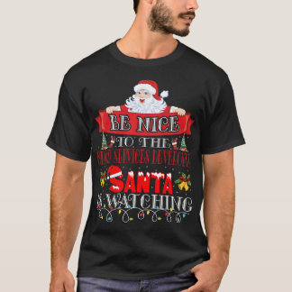 Christmas Santa Claus Cloud Services Developer T-Shirt
