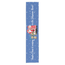 Christmas Santa Claus Lighter Personalize 14 x 72 Kurzer Tischläufer