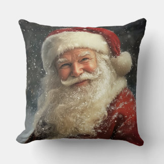 Christmas Santa Claus Throw Pillow Kissen