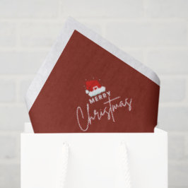 Christmas Santa & Gift Pattern Tissue Paper Seidenpapier