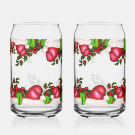 Christmas Santa Hats & Presents | Festive Holiday Dosenglas